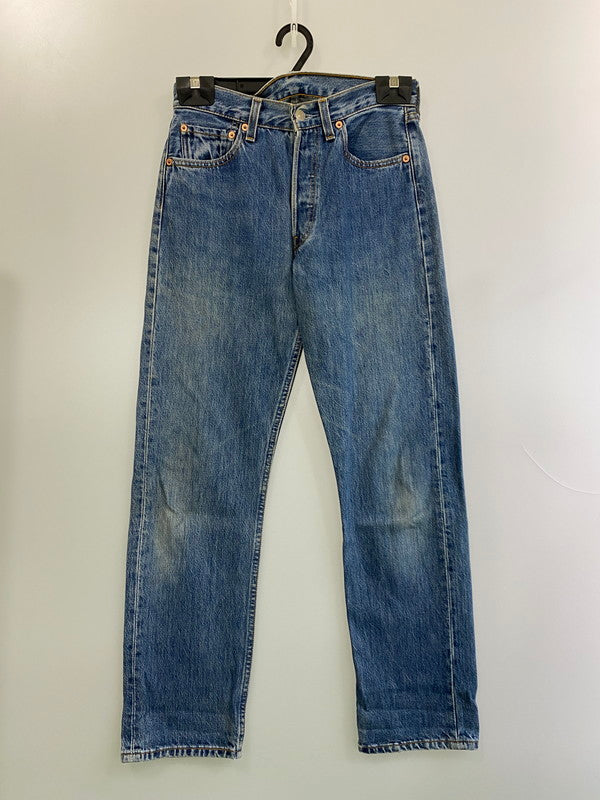 【現状渡し品】【メンズ】 Levi's リーバイス 米国製 553刻印 98年8月製造 501 DENIM PANTS デニムパンツ 157-250719-ks-31-min サイズ：28×30 カラー：インディゴ 万代Net店