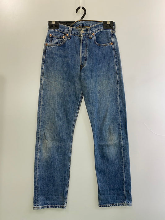 【現状渡し品】【メンズ】 Levi's リーバイス 米国製 553刻印 98年8月製造 501 DENIM PANTS デニムパンツ 157-250719-ks-31-min サイズ：28×30 カラー：インディゴ 万代Net店