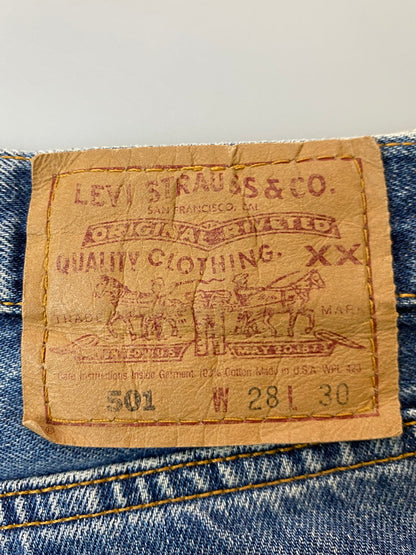 【現状渡し品】【メンズ】 Levi's リーバイス 米国製 553刻印 98年8月製造 501 DENIM PANTS デニムパンツ 157-250719-ks-31-min サイズ：28×30 カラー：インディゴ 万代Net店