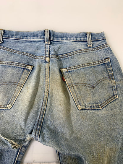 【現状渡し品】【メンズ】 Levi's リーバイス 501DENIM PANTS 80s USA製 ボタン裏532 デニムパンツ ボトムス 157-250731-AS-52-min カラー：ブルー 万代Net店