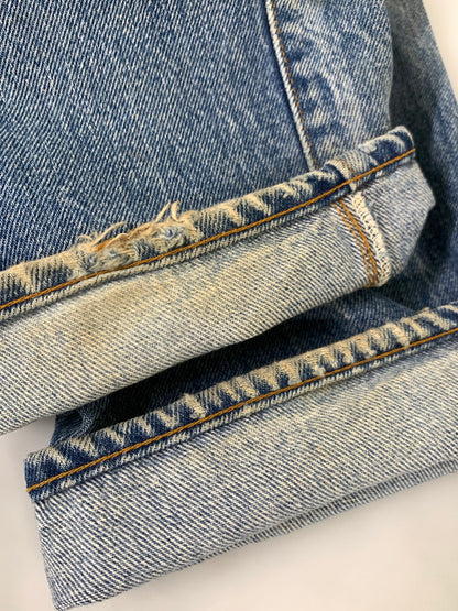 【現状渡し品】【メンズ】 Levi's リーバイス 501DENIM PANTS 80s USA製 ボタン裏532 デニムパンツ ボトムス 157-250731-AS-52-min カラー：ブルー 万代Net店