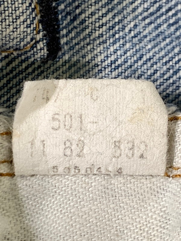 【現状渡し品】【メンズ】 Levi's リーバイス 501DENIM PANTS 80s USA製 ボタン裏532 デニムパンツ ボトムス 157-250731-AS-52-min カラー：ブルー 万代Net店