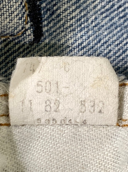 【現状渡し品】【メンズ】 Levi's リーバイス 501DENIM PANTS 80s USA製 ボタン裏532 デニムパンツ ボトムス 157-250731-AS-52-min カラー：ブルー 万代Net店