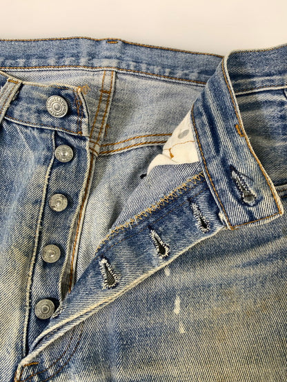 【現状渡し品】【メンズ】 Levi's リーバイス 501DENIM PANTS 80s USA製 ボタン裏532 デニムパンツ ボトムス 157-250731-AS-52-min カラー：ブルー 万代Net店