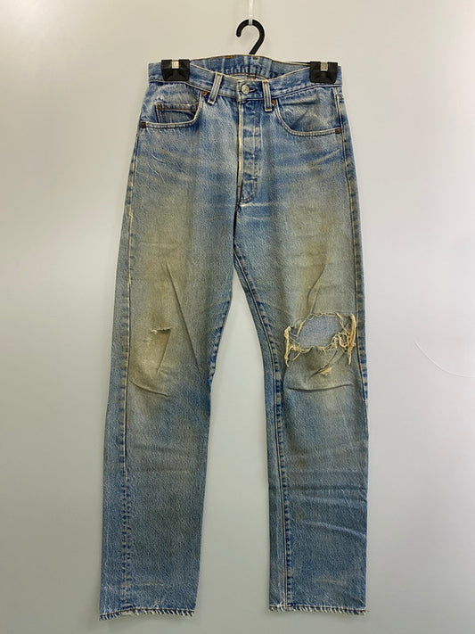 【現状渡し品】【メンズ】 Levi's リーバイス 501DENIM PANTS 80s USA製 ボタン裏532 デニムパンツ ボトムス 157-250720-AS-7-min カラー：ブルー 万代Net店