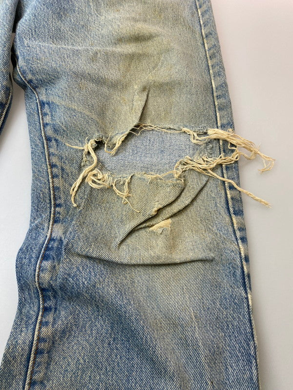 【現状渡し品】【メンズ】 Levi's リーバイス 501DENIM PANTS 80s USA製 ボタン裏532 デニムパンツ ボトムス 157-250720-AS-7-min カラー：ブルー 万代Net店