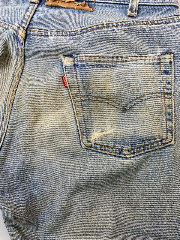 【現状渡し品】【メンズ】 Levi's リーバイス 501DENIM PANTS 80s USA製 ボタン裏532 デニムパンツ ボトムス 157-250720-AS-7-min カラー：ブルー 万代Net店
