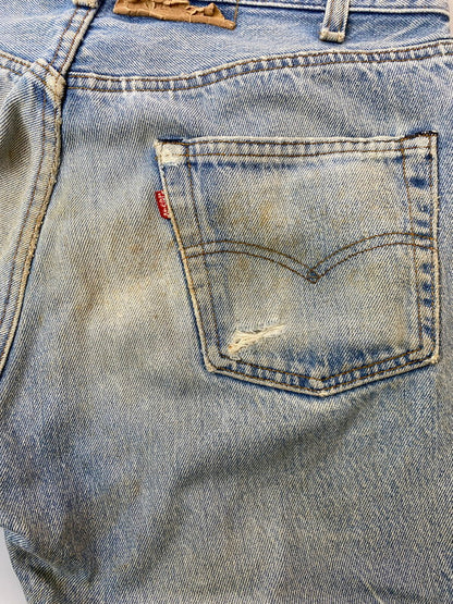 【現状渡し品】【メンズ】 Levi's リーバイス 501DENIM PANTS 80s USA製 ボタン裏532 デニムパンツ ボトムス 157-250720-AS-7-min カラー：ブルー 万代Net店