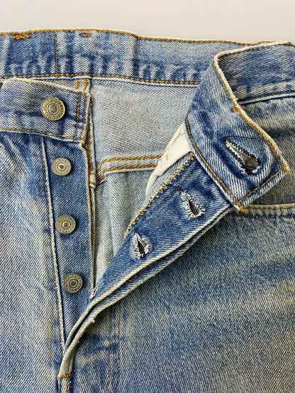 【現状渡し品】【メンズ】 Levi's リーバイス 501DENIM PANTS 80s USA製 ボタン裏532 デニムパンツ ボトムス 157-250720-AS-7-min カラー：ブルー 万代Net店