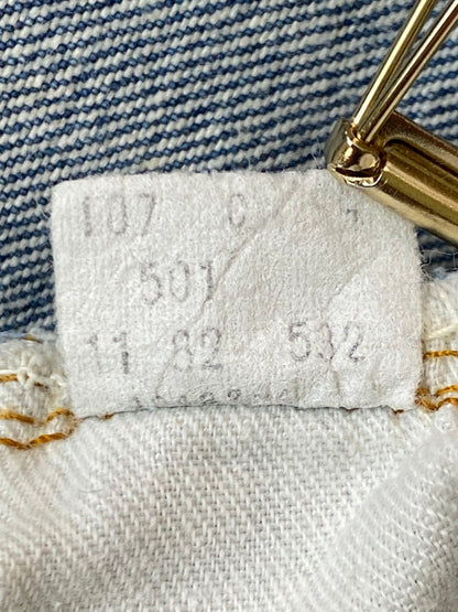 【現状渡し品】【メンズ】 Levi's リーバイス 501DENIM PANTS 80s USA製 ボタン裏532 デニムパンツ ボトムス 157-250720-AS-7-min カラー：ブルー 万代Net店