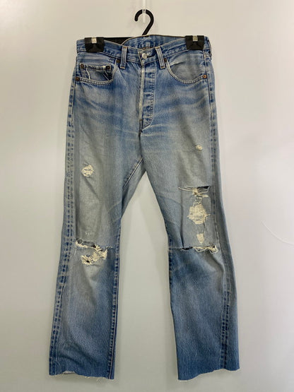 【現状渡し品】【メンズ】 Levi's リーバイス 501 80S DENIM PANTS ボタン裏524 デニム パンツ 80年代 ジーパン ジーンズ メンズ ボトムス 156-250620-em-16-min サイズ：32×38 カラー：インディゴブルー 万代Net店