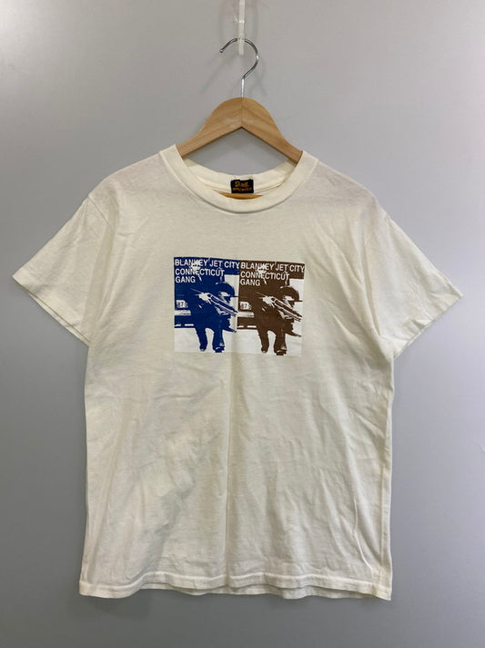 【現状渡し品】【メンズ】 SKUNK スカンク BLANKEY JET CITY CONNECTICUT GANG TEE Tシャツ トップス 146-250710-ks-37-min サイズ：M カラー：ホワイト 万代Net店