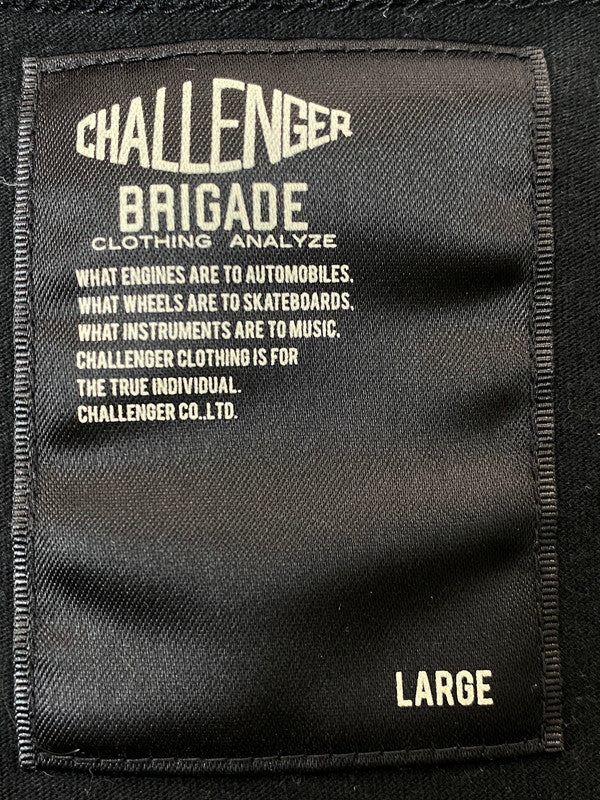 【中古品】【メンズ】 CHALLENGER チャレンジャー RAGLAN ARM BORDER TEE Tシャツ トップス 142-250623-ks-20-min サイズ：L カラー：ブラック 万代Net店