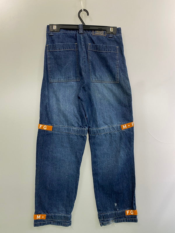 【現状渡し品】【メンズ】 MARITHE + FRANCOIS GIRBAUD マリテ+フランソワ・ジルボー シャトルパンツ デニムパンツ メンズ ボトムス 157-250620-em-22-min サイズ：29 カラー：インディゴブルー 万代Net店