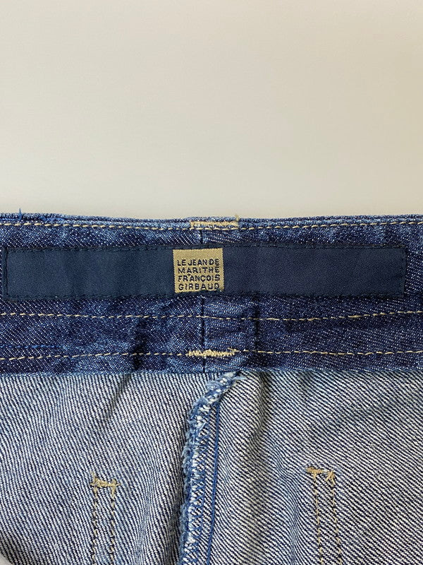 【現状渡し品】【メンズ】 MARITHE + FRANCOIS GIRBAUD マリテ+フランソワ・ジルボー シャトルパンツ デニムパンツ メンズ ボトムス 157-250620-em-22-min サイズ：29 カラー：インディゴブルー 万代Net店