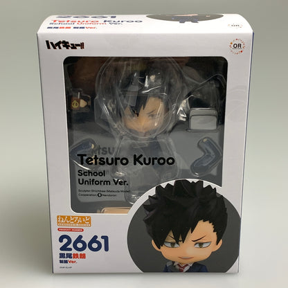 【中古品】 ねんどろいど 黒尾鉄朗 制服Ver. 「ハイキュー!!」 フィギュア 051-260514-SH-07-min 万代Net店