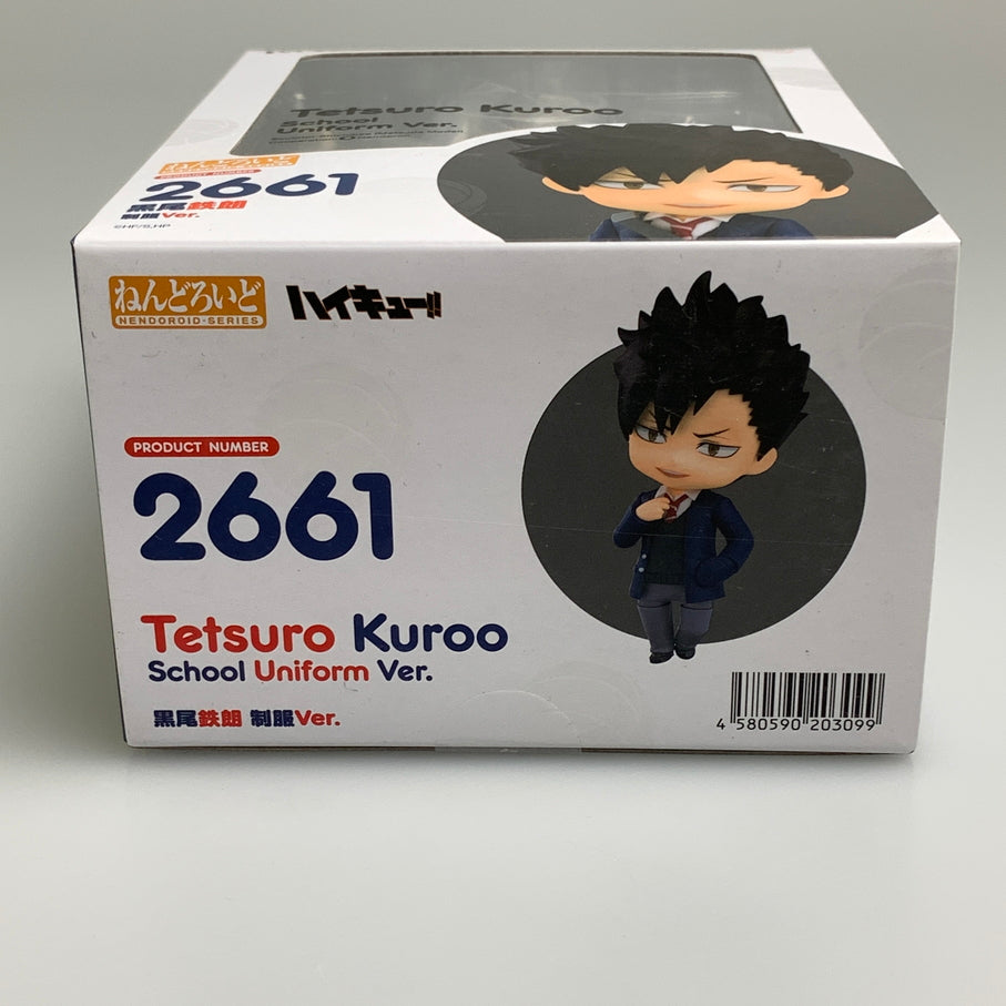 【中古品】 ねんどろいど 黒尾鉄朗 制服Ver. 「ハイキュー!!」 フィギュア 051-260514-SH-07-min 万代Net店