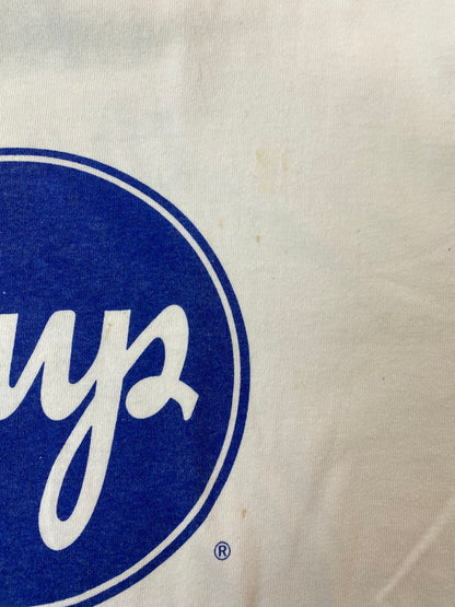 【中古品】【メンズ】 LAYS POTATO CHIPS レイズポテトチップス 90'S SNACKOSAURUS PRINT TEE 90年代 スナックザウルス プリント Tシャツ メンズ トップス 146-250620-em-27-min サイズ：L カラー：ホワイト 万代Net店