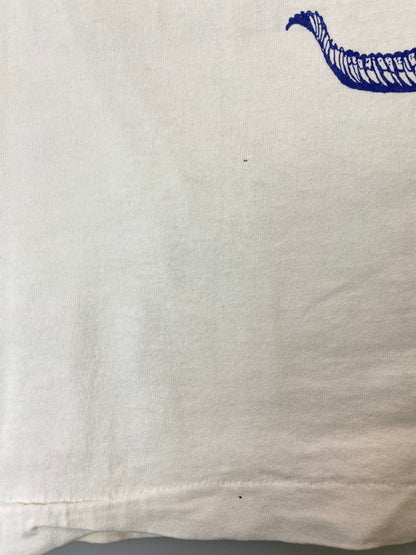 【中古品】【メンズ】 LAYS POTATO CHIPS レイズポテトチップス 90'S SNACKOSAURUS PRINT TEE 90年代 スナックザウルス プリント Tシャツ メンズ トップス 146-250620-em-27-min サイズ：L カラー：ホワイト 万代Net店