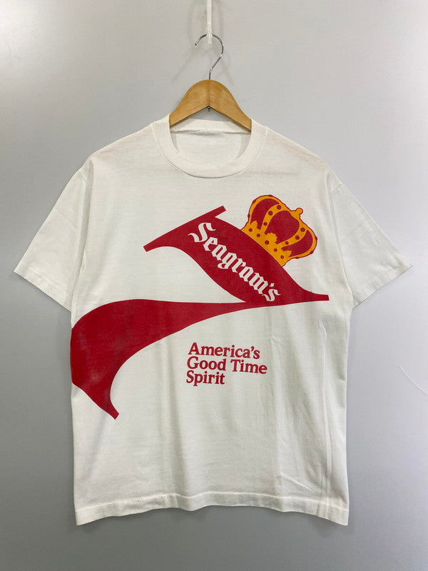 【現状渡し品】【メンズ】 SEAGRAM'S 7 シーグラム7 PRINT TEE Tシャツ トップス 146-250623-ks-28-min サイズ：不明 カラー：ホワイト 万代Net店