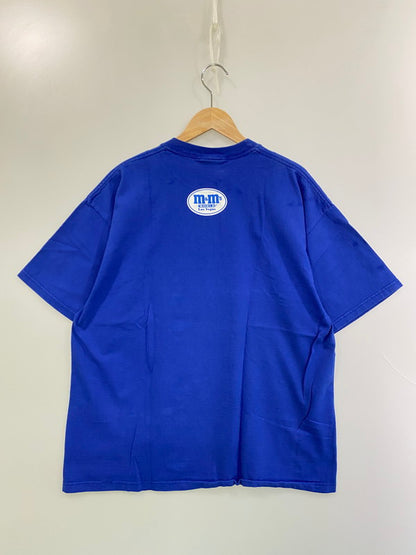 【中古品】【メンズ】 M&M'S エムアンドエムズ 90'S PRINT TEE Tシャツ トップス 146-250623-ks-27-min サイズ：L カラー：ブルー 万代Net店