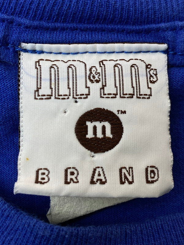 【中古品】【メンズ】 M&M'S エムアンドエムズ 90'S PRINT TEE Tシャツ トップス 146-250623-ks-27-min サイズ：L カラー：ブルー 万代Net店