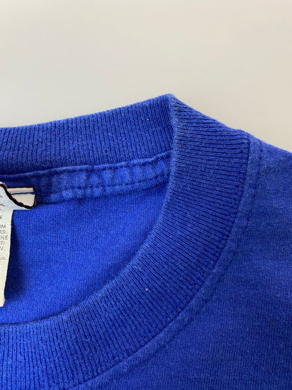 【中古品】【メンズ】 M&M'S エムアンドエムズ 90'S PRINT TEE Tシャツ トップス 146-250623-ks-27-min サイズ：L カラー：ブルー 万代Net店