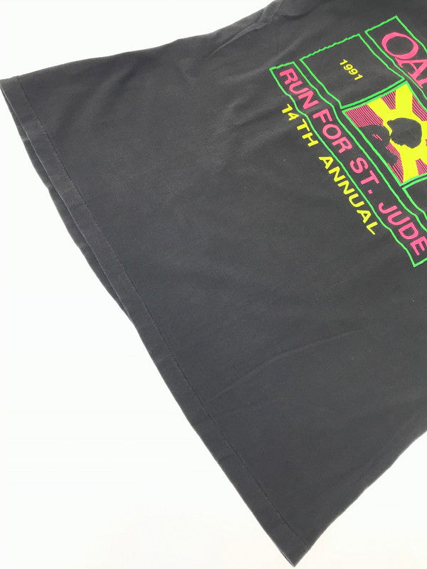 【中古品】【メンズ】 USED ユーズド ST JUDE CHARITY PRINT S/STEE セント ジュード チャリティー プリント Tシャツ 半袖Tシャツ トップス 146-260511-ty-04-tagh サイズ：L カラー：ブラック 万代Net店