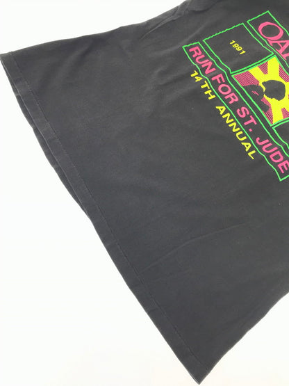 【中古品】【メンズ】 USED ユーズド ST JUDE CHARITY PRINT S/STEE セント ジュード チャリティー プリント Tシャツ 半袖Tシャツ トップス 146-260511-ty-04-tagh サイズ：L カラー：ブラック 万代Net店