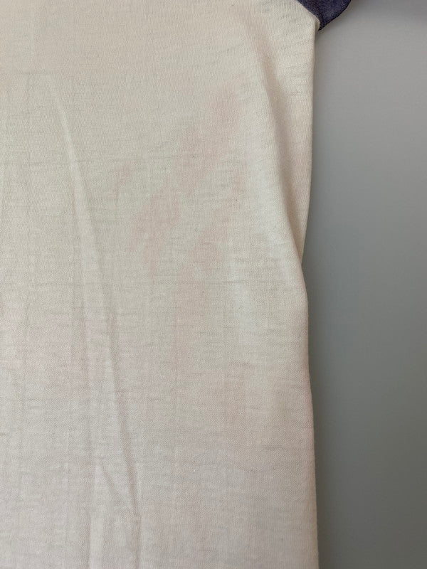 【現状渡し品】【メンズ】 UNION MADE ILGWU ユニオンメイド インターナショナル・レディズ・ガーメント・ワーカーズ・ユニオン RAGLAN TEE ラグラン Tシャツ 146-250620-em-26-min サイズ：L カラー：パープル/ホワイト 万代Net店