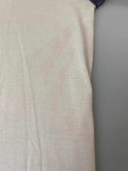 【現状渡し品】【メンズ】 UNION MADE ILGWU ユニオンメイド インターナショナル・レディズ・ガーメント・ワーカーズ・ユニオン RAGLAN TEE ラグラン Tシャツ 146-250620-em-26-min サイズ：L カラー：パープル/ホワイト 万代Net店