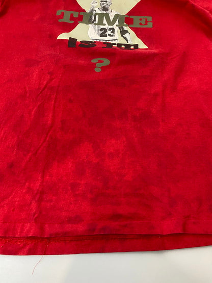 【中古品】【メンズ】 NIKE ナイキ JORDAN PRINT TEE 90'S ジョーダン プリント Tシャツ メンズ トップス 146-250620-em-29-min サイズ：XL カラー：レッド系 万代Net店