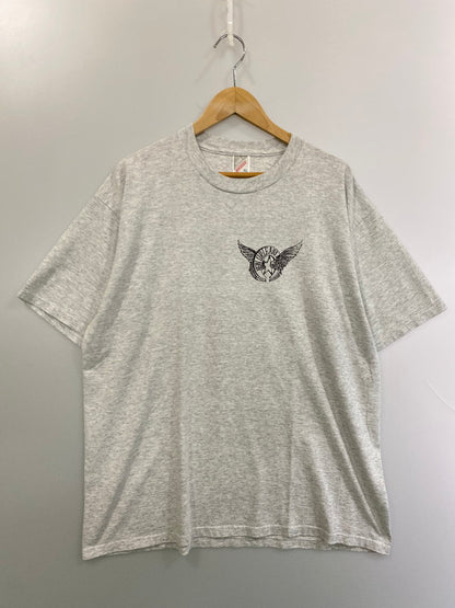 【中古品】【メンズ】 JERZEES ジャージーズ NEW ORLEANS MOTORCYCLE PRINT TEETシャツ トップス 146-250623-ks-23-min サイズ：XL カラー：ライトグレー 万代Net店