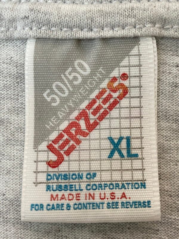 【中古品】【メンズ】 JERZEES ジャージーズ NEW ORLEANS MOTORCYCLE PRINT TEETシャツ トップス 146-250623-ks-23-min サイズ：XL カラー：ライトグレー 万代Net店