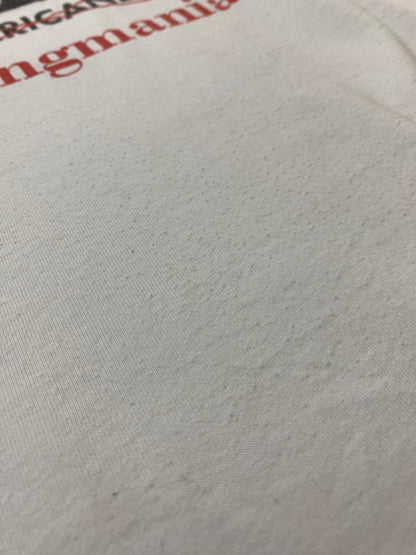 【中古品】【メンズ】 RIDINGMANIA ライディングマニア PRINT RAGLAN TEE プリント ラグラン Tシャツ メンズ トップス 146-250620-em-30-min サイズ：M カラー：レッド/ホワイト 万代Net店