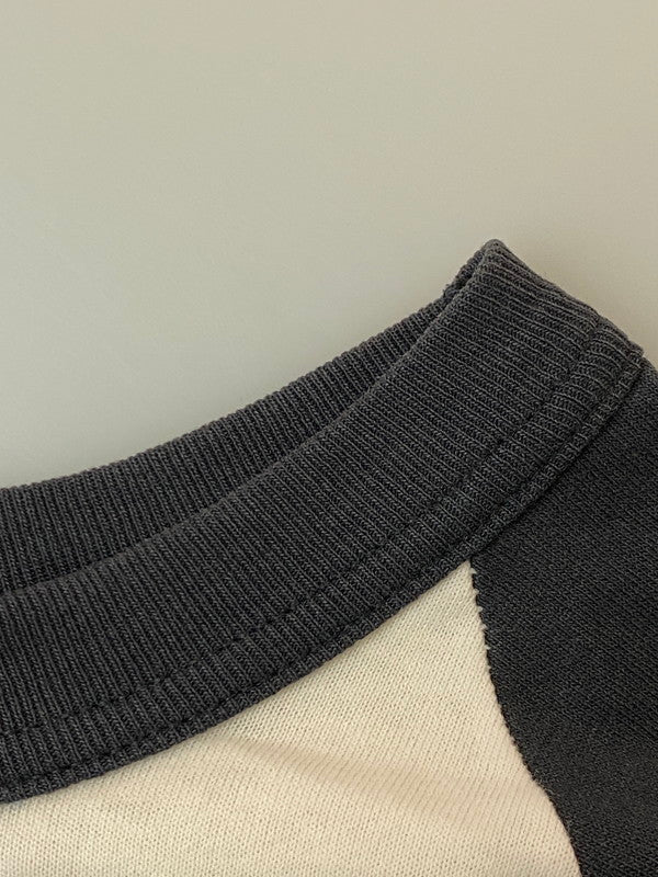 【中古品】【メンズ】 SOFFE ソフィー S&S CYCLE PRINT RAGLAN TEE Tシャツ トップス 146-250623-ks-22-min サイズ：M カラー：ブラック/ホワイト 万代Net店