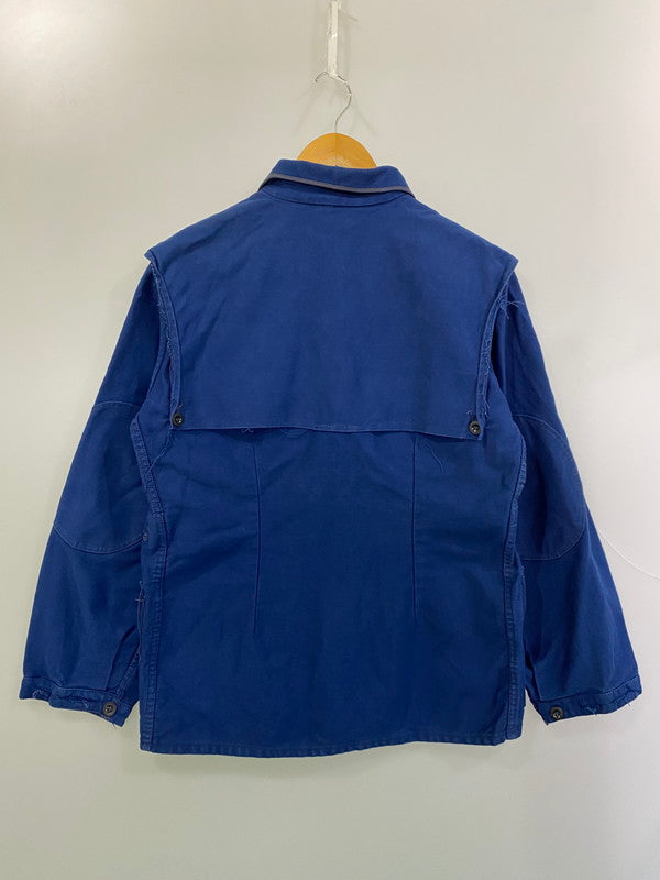 【中古品】【メンズ】 REINE BAUMWOLLE レーネ・バウムヴォレ FRENCH WORK JACKET フレンチワークジャケット 146-250623-ks-12-min サイズ：48 カラー：ブルー 万代Net店