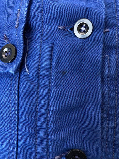 【中古品】【メンズ】 REINE BAUMWOLLE レーネ・バウムヴォレ FRENCH WORK JACKET フレンチワークジャケット 146-250623-ks-12-min サイズ：48 カラー：ブルー 万代Net店