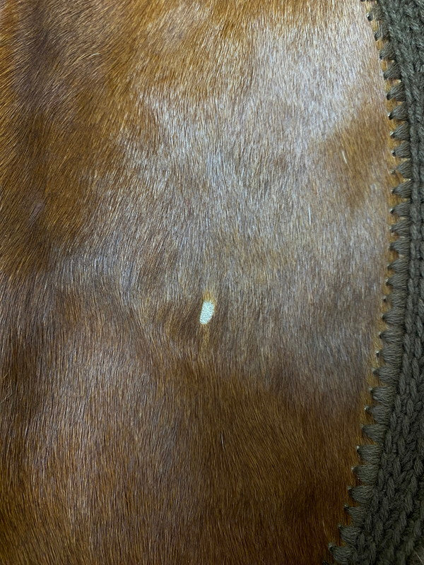 【現状渡し品】【メンズ】 SILVER シルバー 70S HALACO LEATHER JACKET ハラコレザージャケット 146-250623-ks-13-min サイズ：不明 カラー：ブラウン 万代Net店