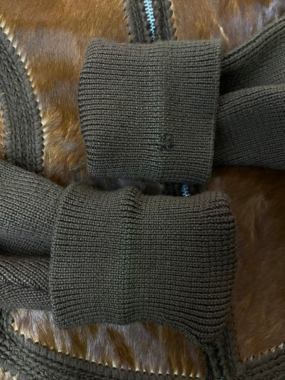 【現状渡し品】【メンズ】 SILVER シルバー 70S HALACO LEATHER JACKET ハラコレザージャケット 146-250623-ks-13-min サイズ：不明 カラー：ブラウン 万代Net店