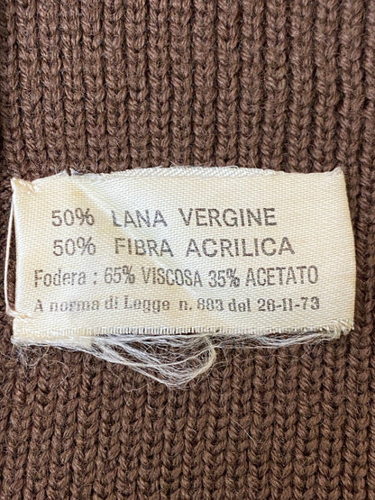 【現状渡し品】【メンズ】 SILVER シルバー 70S HALACO LEATHER JACKET ハラコレザージャケット 146-250623-ks-13-min サイズ：不明 カラー：ブラウン 万代Net店