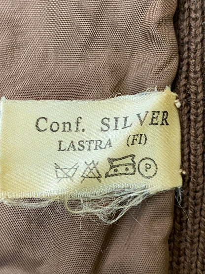 【現状渡し品】【メンズ】 SILVER シルバー 70S HALACO LEATHER JACKET ハラコレザージャケット 146-250623-ks-13-min サイズ：不明 カラー：ブラウン 万代Net店