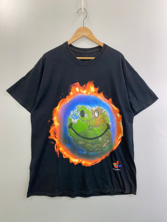 【中古品】【メンズ】 TRAVIS SCOTT トラヴィススコット x FORTNITE CACTUS JACK フォートナイト ASTRONOMICAL WORLD TEE Tシャツ トップス 142-250623-ks-17-min サイズ：L カラー：ブラック 万代Net店