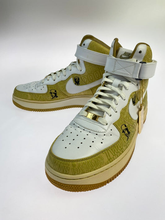 【中古品】【メンズ】 NIKE ナイキ 315185-711 AIR FORCE 1 LUX HI '07 PLAYERS 靴 シューズ スニーカー 160-250625-AS-40-min サイズ：27.5cm カラー：ホワイト/ブラウン 万代Net店