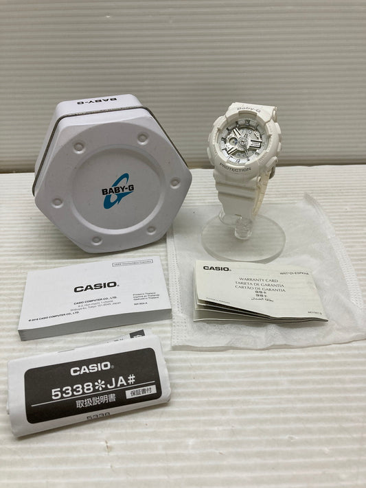 【中古品】【レディース】 BABY-G BA-110-7A3JF デジアナ クォーツ腕時計 ウォッチ 196-250702-cn-3-min カラー：ホワイト 万代Net店