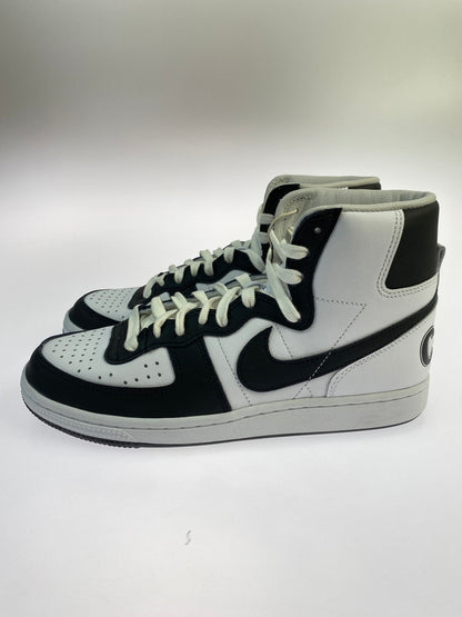 【中古美品】【メンズ/レディース】 NIKE ナイキ ×COMME DES GARCONS HOMME PLUS FD4159-101 TERMINATOR HIGH BLACK 靴 シューズ スニーカー 160-250625-AS-35-min サイズ：25.5cm カラー：WHITE/BLACK 万代Net店