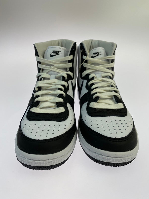 【中古美品】【メンズ/レディース】 NIKE ナイキ ×COMME DES GARCONS HOMME PLUS FD4159-101 TERMINATOR HIGH BLACK 靴 シューズ スニーカー 160-250625-AS-35-min サイズ：25.5cm カラー：WHITE/BLACK 万代Net店
