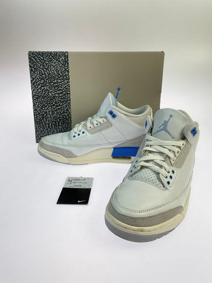 【中古品】【メンズ】 NIKE ナイキ CT8532-101 AIR JORDAN 3 RETRO LUCKY SHORTS 靴 シューズ スニーカー 160-250625-AS-38-min サイズ：27cm カラー：SUMMIT WHITE/HYDROGEN BLUE 万代Net店