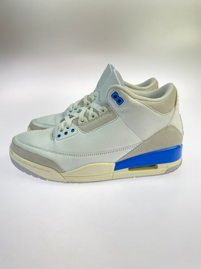 【中古品】【メンズ】 NIKE ナイキ CT8532-101 AIR JORDAN 3 RETRO LUCKY SHORTS 靴 シューズ スニーカー 160-250625-AS-38-min サイズ：27cm カラー：SUMMIT WHITE/HYDROGEN BLUE 万代Net店