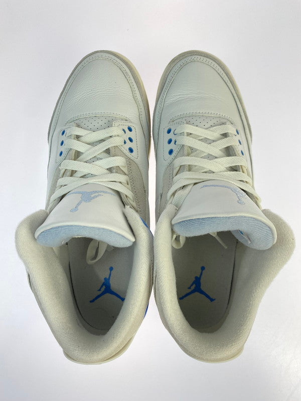 【中古品】【メンズ】 NIKE ナイキ CT8532-101 AIR JORDAN 3 RETRO LUCKY SHORTS 靴 シューズ スニーカー 160-250625-AS-38-min サイズ：27cm カラー：SUMMIT WHITE/HYDROGEN BLUE 万代Net店